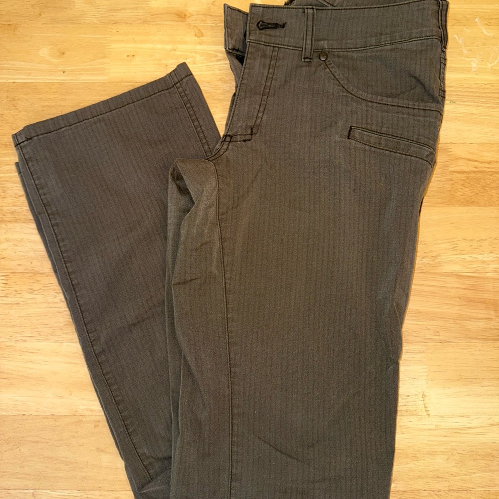 5.11 olive green bootcut pants